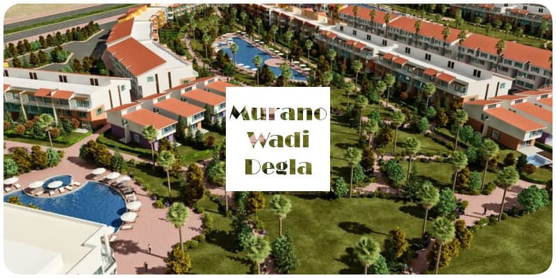 شاليهات للبيع في قرية مورانو Murano Wadi Degla بالعين السخنة